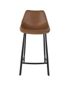 Tabouret de bar Franky marron - 52 x 45 x 91 cm