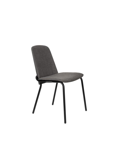 Silla Clip negra y gris - 48 x 51 x 81,5 cm