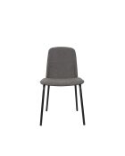 Silla Clip negra y gris - 48 x 51 x 81,5 cm