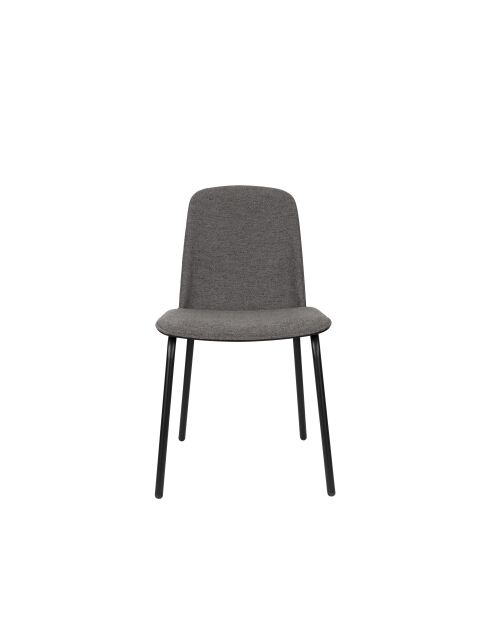 Silla Clip negra y gris - 48 x 51 x 81,5 cm