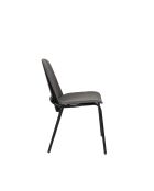 Silla Clip negra y gris - 48 x 51 x 81,5 cm