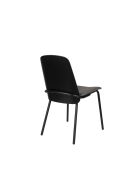 Silla Clip negra y gris - 48 x 51 x 81,5 cm