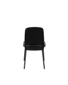 Silla Clip negra y gris - 48 x 51 x 81,5 cm