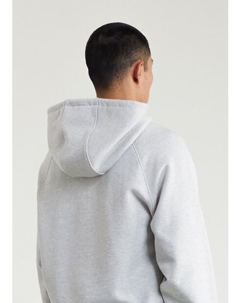 Grijze hoodie Michigan - LICHTGRIJS