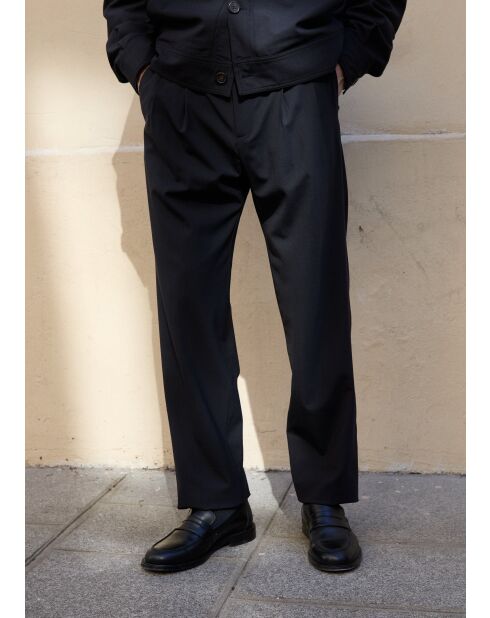 Bergame antracietkleurige broek - CHARCOAL