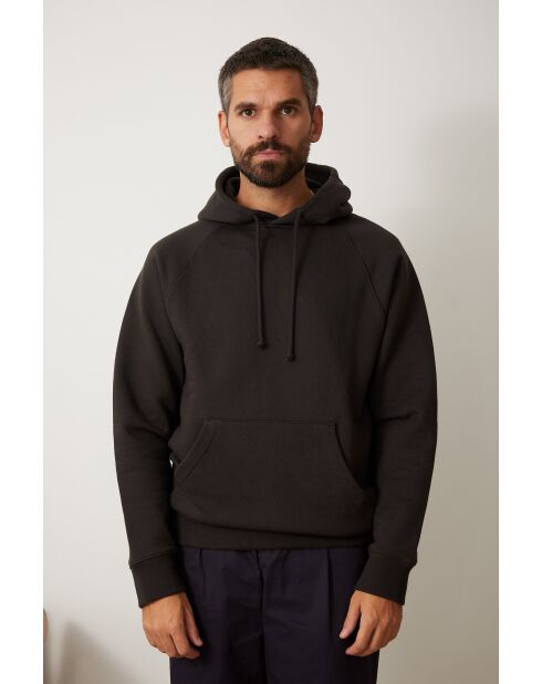 Antracietkleurige hoodie Michigan - CHARCOAL