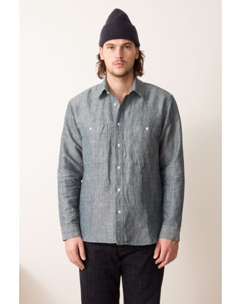 Camisa azul BG10 - AZUL