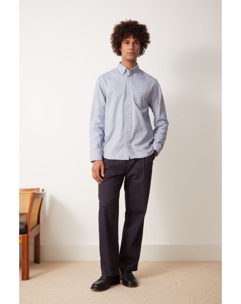 Camisa azul Calvi - AZUL