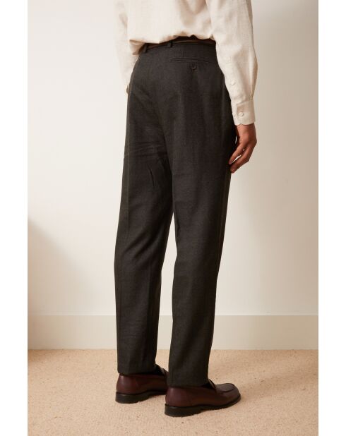 Donkergroene broek Bellagio - FOREST GREEN