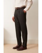 Donkergroene broek Bellagio - FOREST GREEN