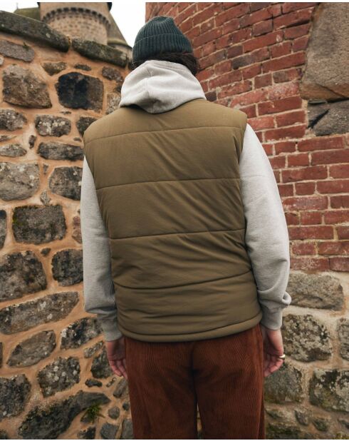 Chaqueta sin mangas caqui Otaki - KAKI