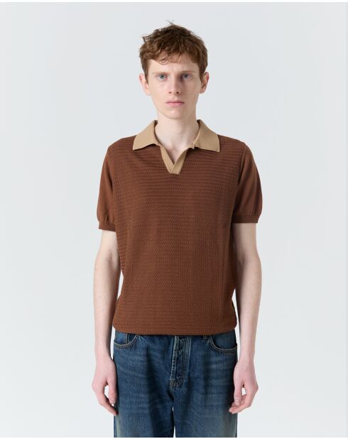 Numana bruin poloshirt - BRUIN