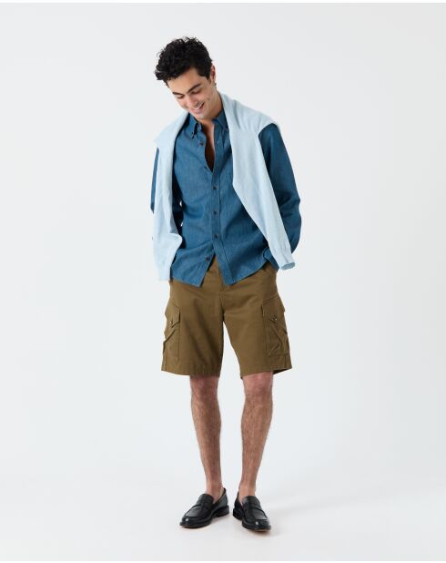 Kaki Onoba korte broek - KHAKI