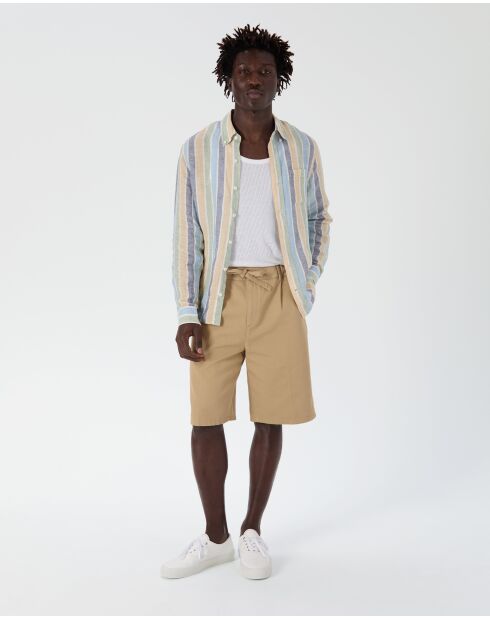 Beige korte broek Potenza - BEIGE