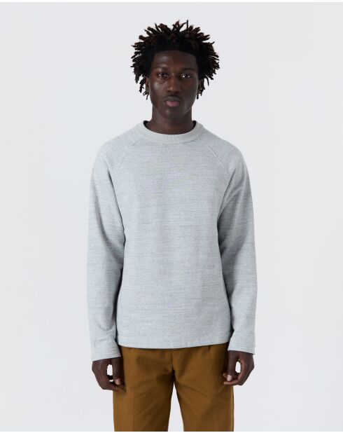 Lowell heather grijs sweatshirt - GRIJS