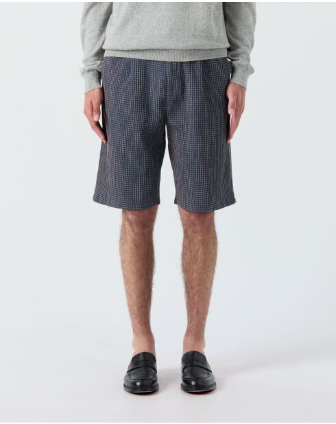 Marineblauwe korte broek Potenza - MARINE
