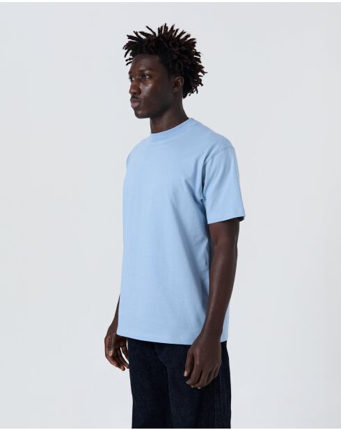 Hemelsblauw T-shirt Oregon - HEMELSBLAUW