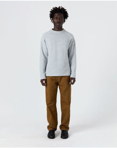 Lowell heather grijs sweatshirt - GRIJS