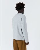 Lowell heather grijs sweatshirt - GRIJS