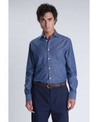 Volpaia chambray hemd - BLAUW