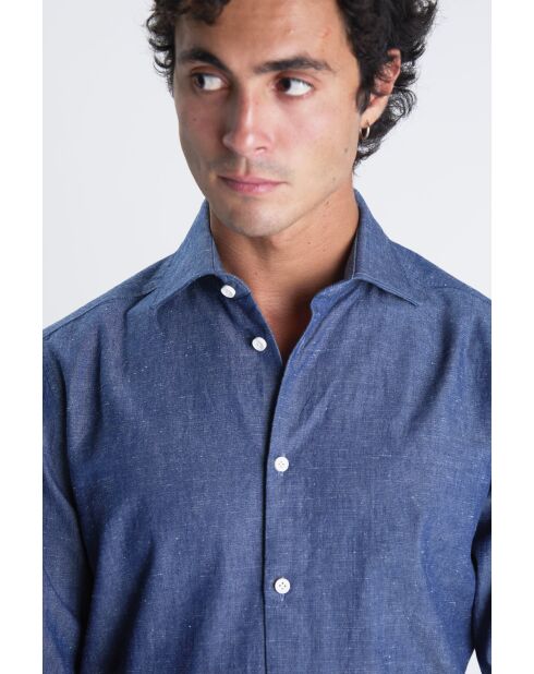 Chemise Volpaia chambray - BLEU