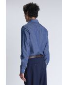 Volpaia chambray hemd - BLAUW