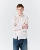 Camisa Calvi amarilla y blanca - AMARILLO/BLANCO