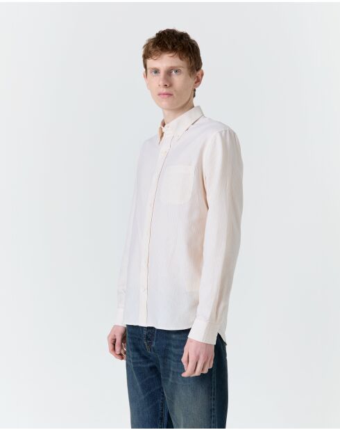 Camisa Calvi amarilla y blanca - AMARILLO/BLANCO