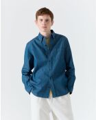 Calvi greencast hemd - TURQUOISE BLAUW