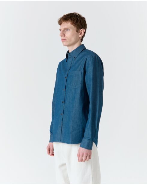 Camisa Calvi greencast - AZUL TURQUESA