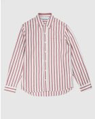 Calvi rood-wit overhemd - ROOD/WIT