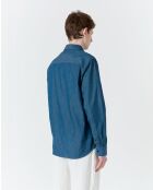 Calvi greencast hemd - TURQUOISE BLAUW