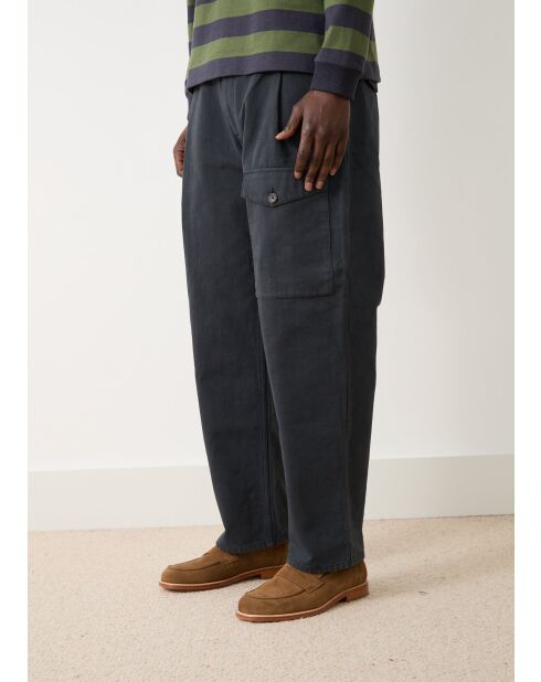 Marineblauwe broek Kamikoshi - MARINE