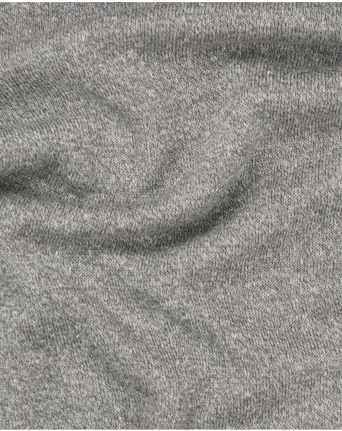 Grau melierter Pullover aus Venetien - HELLGRAU