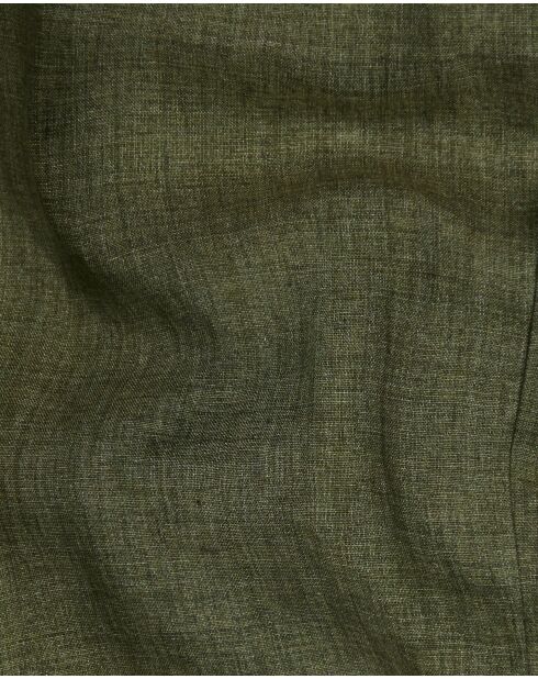 Pantalones Bellagio de lino verde - VERDE