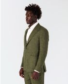 Chaqueta Bellagio de lino verde - VERDE