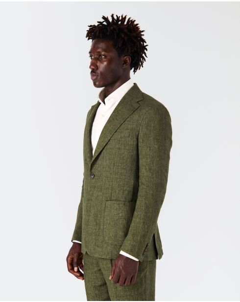 Veste Bellagio lin vert - VERT