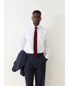 Camicia Volpaia in cotone piqué bianco - BIANCO