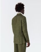 Chaqueta Bellagio de lino verde - VERDE