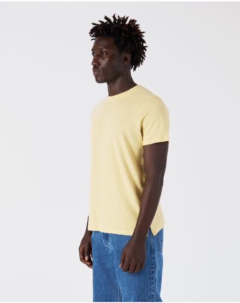 T-shirt Miami jaune pâle - JAUNE PALE