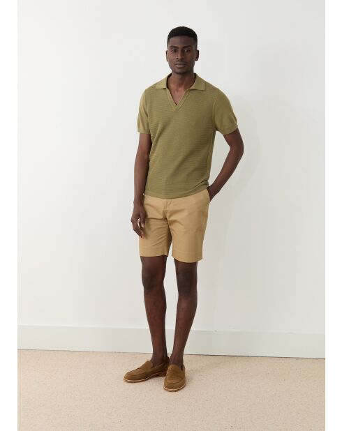 Beige korte broek York - BEIGE