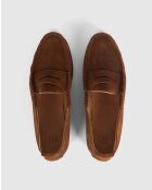 Mocasines Osimo con coñac - COGNAC