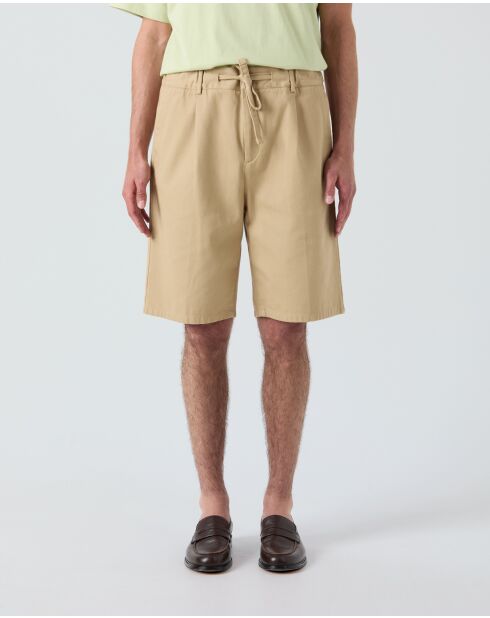 Beigefarbene Potenza-Shorts - BEIGE