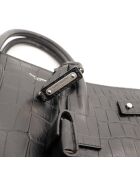 Saint Laurent Tagesrucksack mit Krokodilprägung
