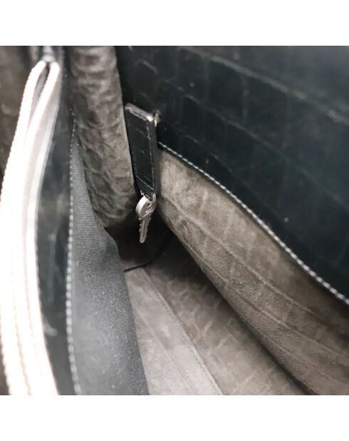 Saint Laurent Tagesrucksack mit Krokodilprägung