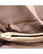 Saint Laurent Kleine Taupe-Tagetasche