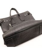 Bolsa de día Saint Laurent Crocodile