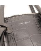 Bolsa de día Saint Laurent Crocodile