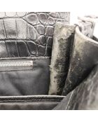 Bolsa de día Saint Laurent Crocodile