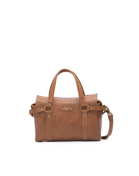Mini Puma Handtasche aus kamelfarbenem Lammleder - 27x9x23 cm